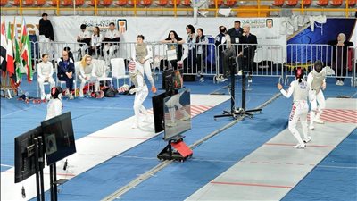 انطلاق منافسات الفرق في كأس العالم لسلاح الشيش بالعاصمة الإدارية