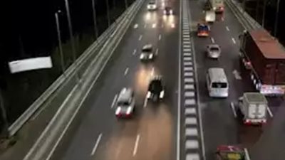 تسيير الحركة المرورية بدائري الهرم بعد إصابة 15 شخصا في حادث تصادم