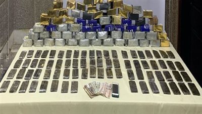  سقوط 4 تجار مخدرات بحوزتهم حشيش وشابو بـ 9.4 مليون جنيه (صور)