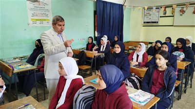 وكيل تعليم الشرقية يتفقد مدرسة السيدة نفيسة في ههيا