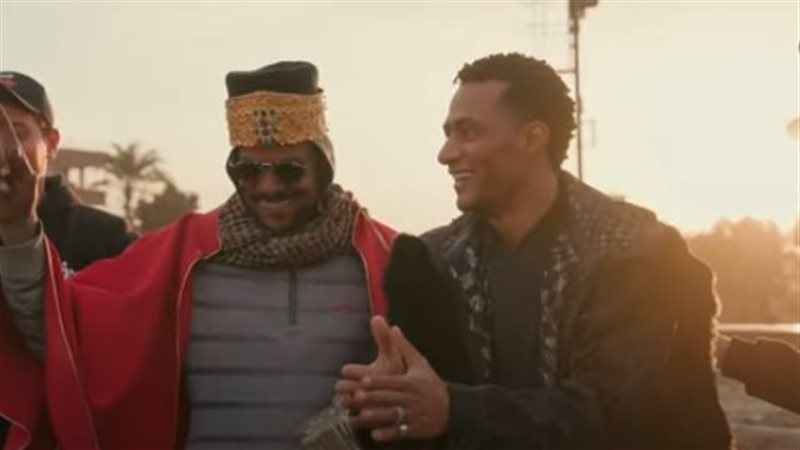 محمد رمضان يرقص صعيدي