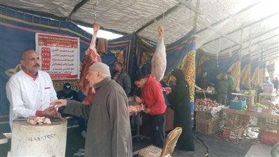 بسعر 260 جنيها للكيلو، قافلة سيارات اللحوم تجوب اليوم قرى ومركز المنصورة