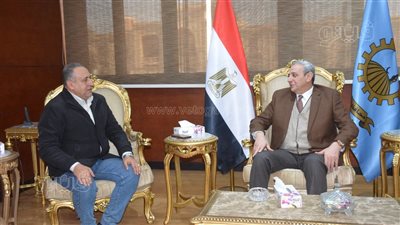 محافظ الغربية يناقش خطة تحسين خدمات المياه والصرف الصحي مع رئيس الشركة الجديد