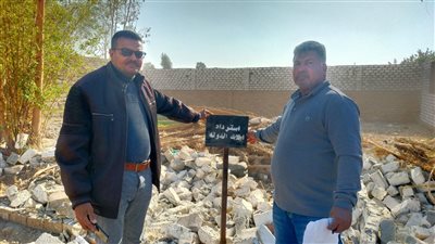 استرداد 9 حالات تعدى على أراضي زراعية بأرمنت غرب الأقصر