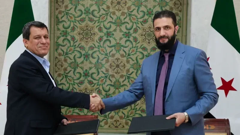 مظلوم عبدي وأحمد