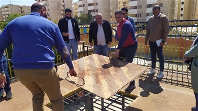 وفد من شركة مياه الشرقية يتفقد محطة مياه المستقبل بالإسماعيلية (صور) 