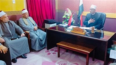تفاصيل اجتماع وكيل أوقاف بالدقهلية بمفتشي إدارة أجا