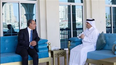 وزير الخارجية يبحث مع نظيره القطري تطوير العلاقات الاقتصادية والتجارية والاستثمارية 