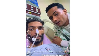 محمد رمضان يزور إبراهيم شيكا لدعمه (فيديو) 