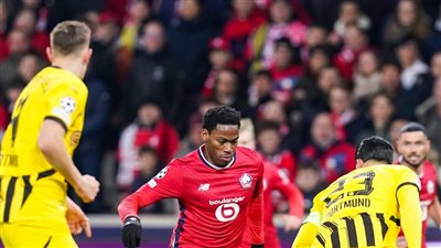 دوري أبطال أوروبا، ليل يتقدم على بوروسيا بهدف في الشوط الأول 