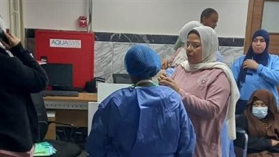 قافلة معهد بحوث أمراض العيون تجري 34 عملية جراحية في النوبة