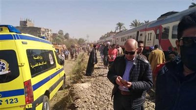 أسماء المصابين في تصادم قطار بسيارة بالإسماعيلية 