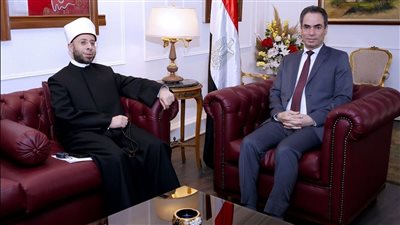 وزير الأوقاف يزور ماسبيرو لتدشين كرسي الإمام الليث بن سعد 