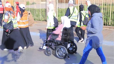 أبطال التحدي من ذوي الإعاقة يشاركون بماراثون رياضي بالأقصر للتوعية بمخاطر الإدمان (صور)