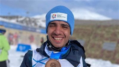 إنجاز مصري في الأولمبياد الخاص الشتوي، أنطوان سعد يحصد أول برونزية في التزلج على الثلج