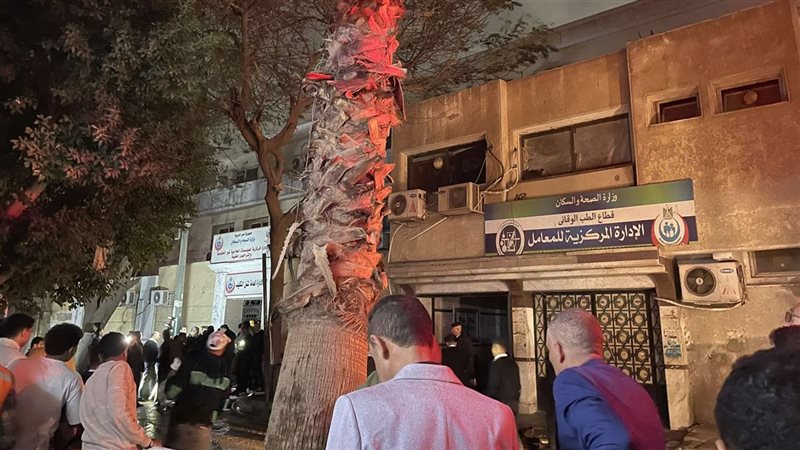 حريق بالمعامل المركزية