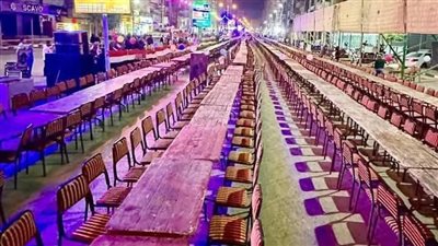 الفيوم تنهي تجهيزاتها لأكبر مائدة إفطار رمضاني في تاريخها احتفالا بالعيد القومي (صور)