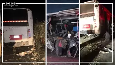 خروج 20 عاملا من مصابي حادث أتوبيس سكر دشنا في قنا