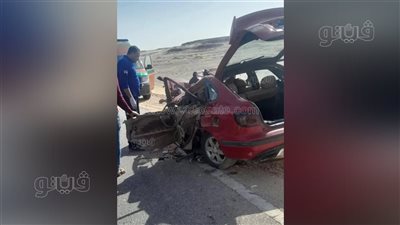 إصابة 6 أشخاص في حادث انقلاب سيارة بالوادي الجديد