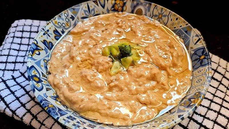 الفول بالطحينة، فيتو