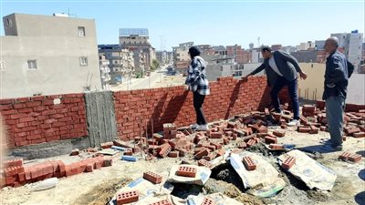 إزالة عدد من المخالفات والإشغالات بمدينة 6 أكتوبر 