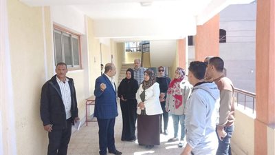 سكرتير عام مساعد المنيا يتفقد مدرستي الشهيد ماهر المليجي وسعد المهدي