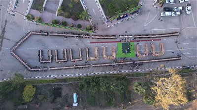 حفل إفطار جماعي على شكل فانوس رمضان بحضور ألف شخص بالبحيرة (صور) 