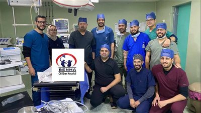 فريق طبي بأطفال بنها التخصصي ينقذ حياة طفلة ابتلعت حبة ذرة