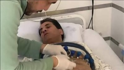 استقرار الحالة الصحية للمطرب أحمد شيبة بالمستشفى في الإسكندرية 