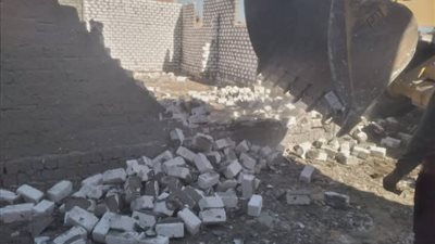 إزالة 194 حالة تعدي على الأراضي الزراعية وأملاك الدولة بالبحيرة