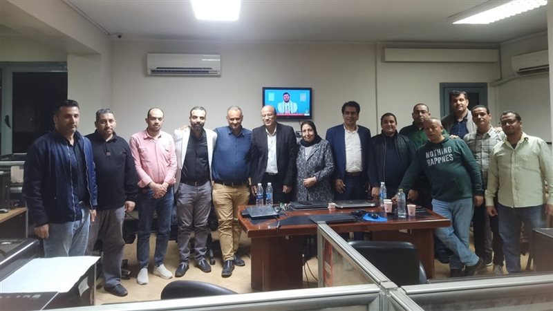 حسين الزناتي أثناء