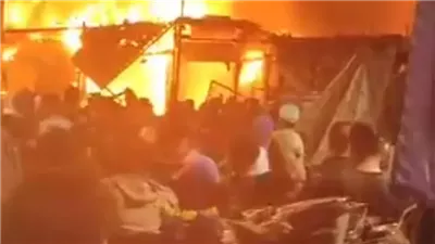 خسائر بالملايين، معاينة النيابة تكشف تفاصيل حريق أكشاك منشأة ناصر