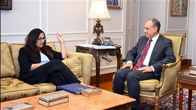 تفاصيل مباحثات وزير الخارجية مع المبعوث التجارى البريطانى (صور)