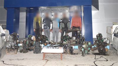 سقوط 3 تشكيلات عصابية لسرقة متعلقات المواطنين ومواتير المياه وماكينات الري