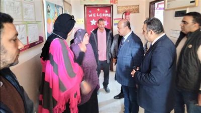 سكرتير عام مساعد دمياط يتفقد منشآت صحية وتعليمية برأس البر