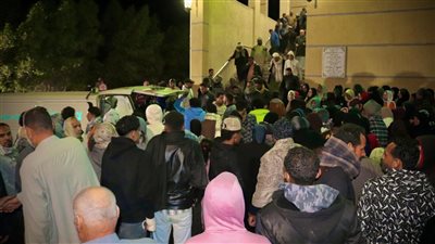 جنازة شعبية للطفل محمد ضحية سقف حجرة الدرس الخصوصي بالدقهلية (صور)