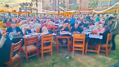 بحضور تجاوز الـ 2500 شخص، هندسة طنطا تنظم حفل إفطار جماعي 