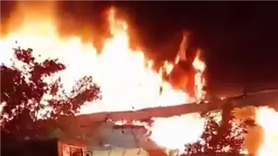 مصرع شخصين في حريق منزل بعزبة الصفيح بالجيزة