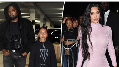 كيم كارداشيان تمنع ابنة كانييه ويست من زيارته بسبب أندرو تيت