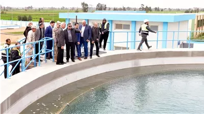 محافظ الدقهلية يعلن بدء تجارب التشغيل لمحطة مياه الشرب برأس الخليج بشربين