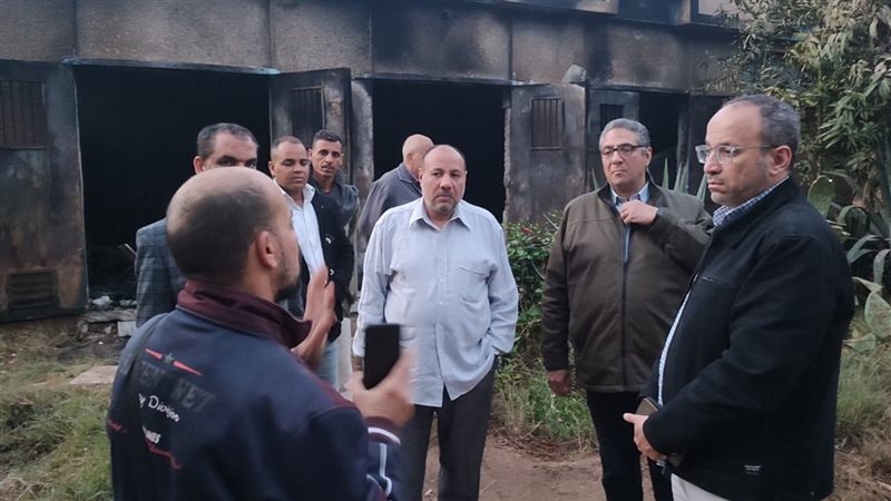 حريق محول الكهرباء