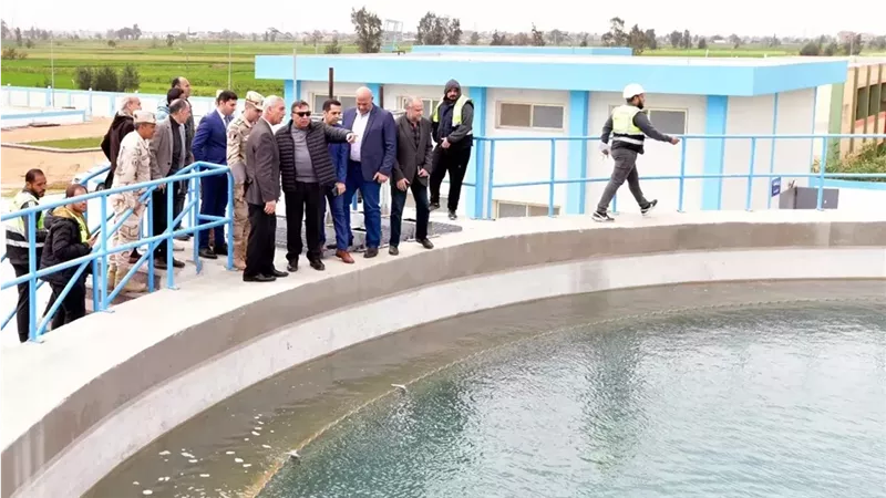 جانب من افتتاح محطة