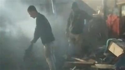 التحريات: ماس كهربائي وراء حريق سوق التونسي (صور)