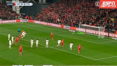 أداء مذهل وضياع ركلة جزاء، الدنمارك يتعادل سلبيا أمام البرتغال بالشوط الأول بدوري الأمم الأوروبية