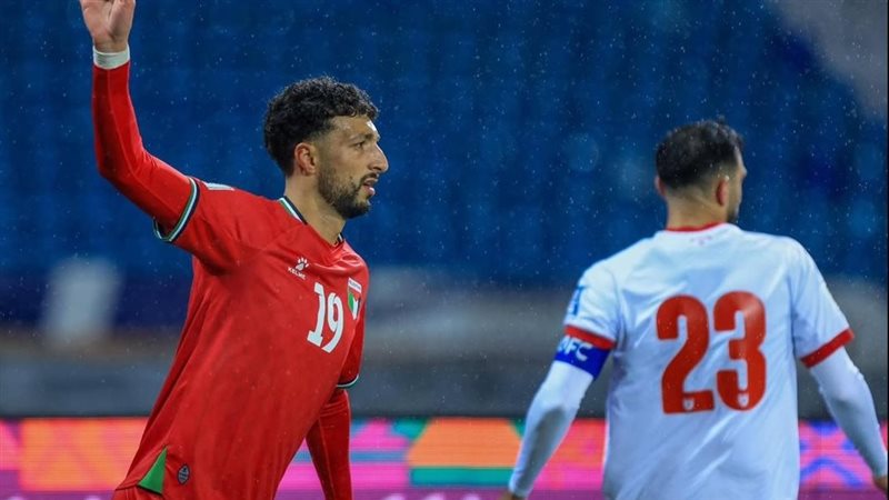مباراة منتخب فلسطين