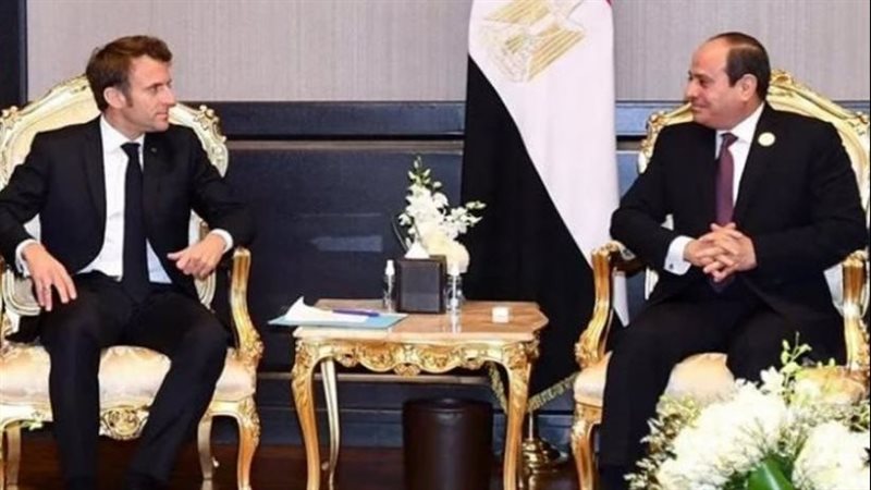 السيسي وماكرون، فيتو