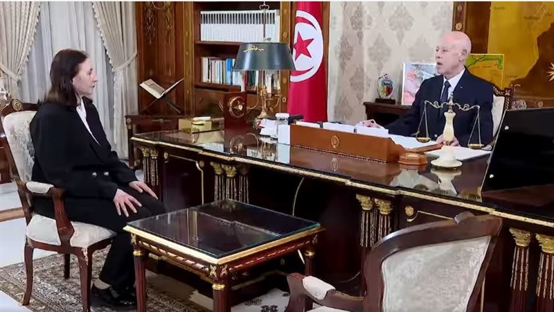 الرئيس التونسي وسارة