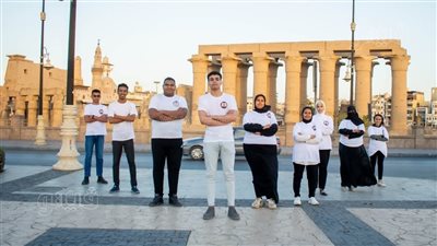 جلسة تصوير لدعوة أهالي الأقصر لأضخم إفطار شعبي (صور)