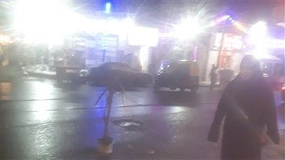 سقوط أمطار متوسطة الشدة على الإسكندرية 