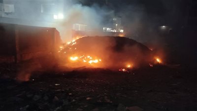 حريق بشركة مصر للسياحة بالغردقة (صور)